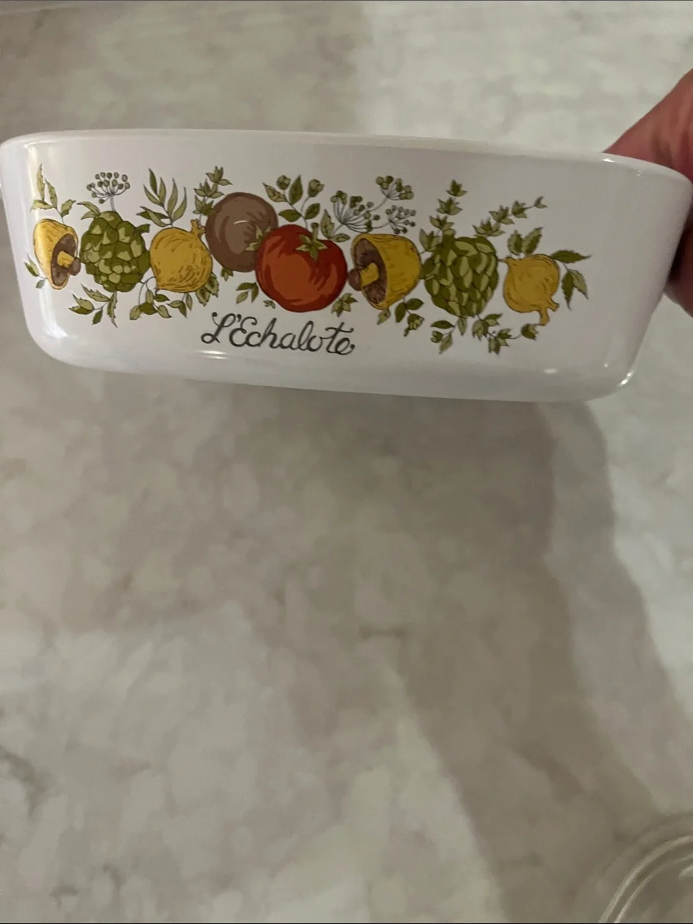 VTG Spice of Life 1 Quart Corning Ware Casserole/Baking Dish with Glass Lid